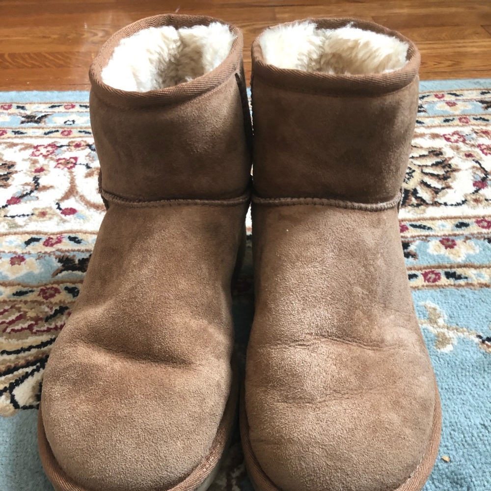 Short Brown Ugg Booties